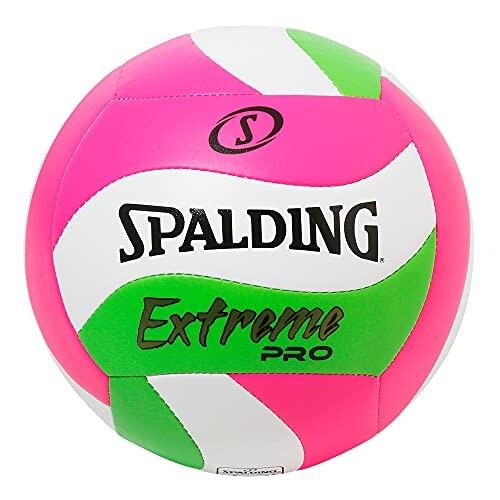 SPALDING(スポルディング) バレーボール エクストリームプロ ウェーブ ピンク×グリーン 5...