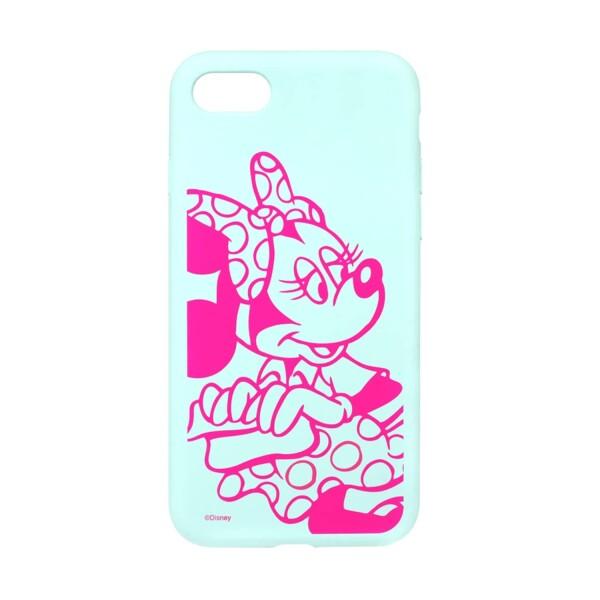 iPhone SE(第3・2世代)/8/7用 MagSafe対応 抗菌スリムシリコンケース (ミニー...