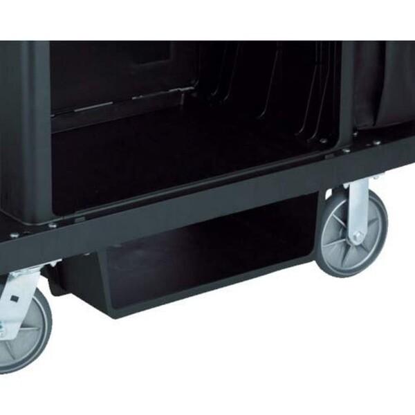 ラバーメイド ハウスキーピングカート用底面ラックキット ブラック RM6196BK
