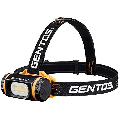 GENTOS(ジェントス) LED ヘッドライト USB充電式  専用充電池使用 Ganz 防爆ライ...