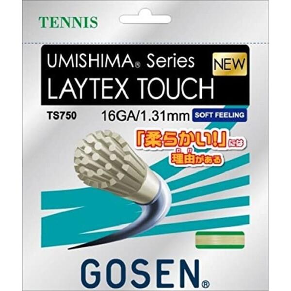 ゴーセン(GOSEN) テニス ストリングス レイテックスタッチ 16 ナチュラル TS750