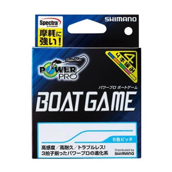 シマノ(SHIMANO) PEライン パワープロ ボートゲーム 200m 3.0号 マルチカラー P...