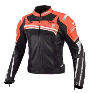 美品❉KOMINE❉ バイク用メッシュジャケット ブラック/オレンジ コミネ Komine バイク用 ジャケット Jacket JK-130 Rスペック