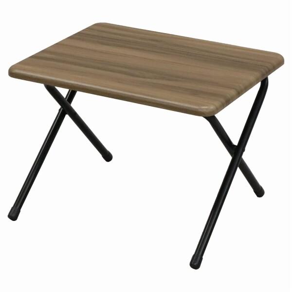 エイ・アイ・エス(AIS) 折畳テーブル(S) 幅50×奥行43×高さ35cm 完成品 ブラウン F...