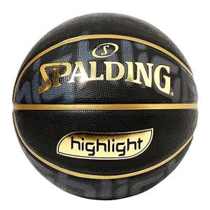 SPALDING(スポルディング) バスケットボール ゴールドハイライト 5号球 84-525J ブラック×ゴールド｜trafstore