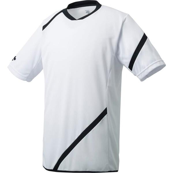 (デサント) 野球 ベースボールシャツ ネオライトシャツ DB-123B メンズ Sホワイト×ブラッ...
