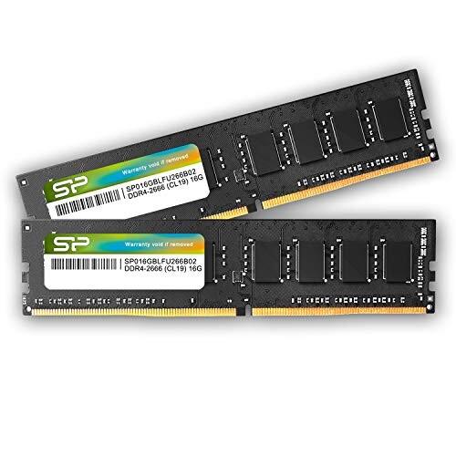 シリコンパワー デスクトップPC用メモリ DDR4-2666(PC4-21300) 16GB×2枚 ...