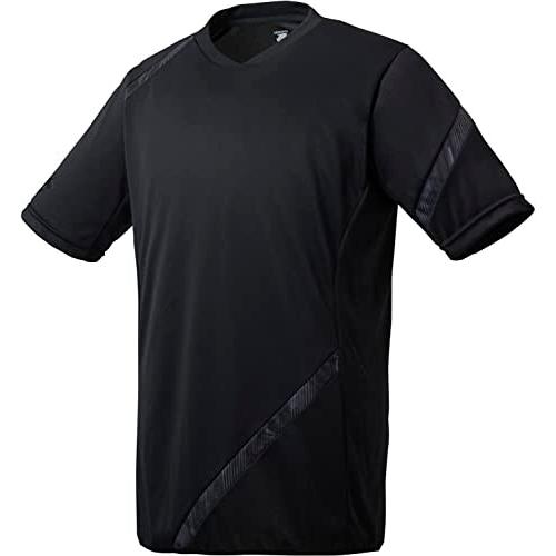 (デサント) 野球 ベースボールシャツ ネオライトシャツ DB-123B メンズ ブラック×ブラック