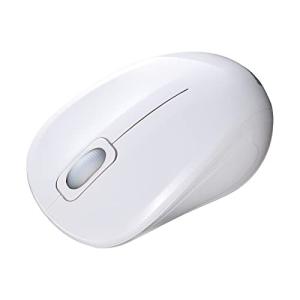 サンワサプライ 抗菌・静音BluetoothブルーLEDマウス（ホワイト） MA-BBSK315W｜クロスタウンストア
