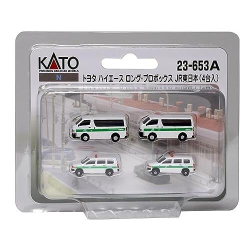 KATO Nゲージ トヨタ ハイエース ロング・プロボックス JR東日本 (4台入) 23-653A...