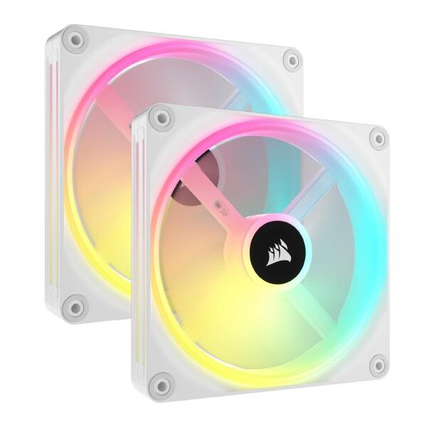 CORSAIR iCUE LINK QX140 RGB スターターキット White 140mm P...