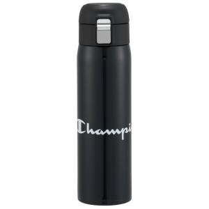 Champion(チャンピオン) ワンプッシュ ステンレスボトル 480ml ブラック スケーター(Skater) 水筒 スポ