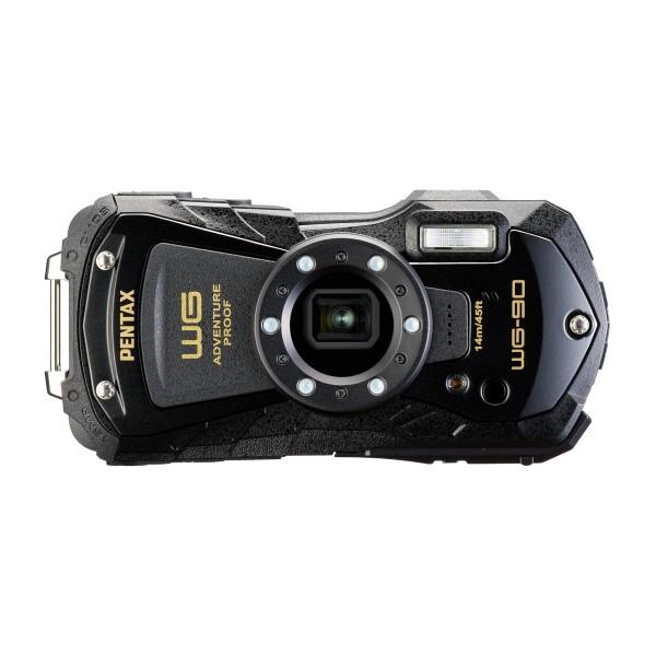 PENTAX WG-90 ブラック 本格防水デジタルカメラ 14m防水 (連続2時間) 1.6m耐衝...