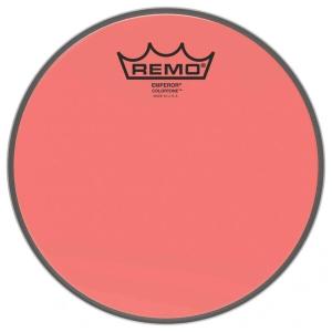 REMO レモ ドラムヘッド ColorTone 10" クリアーエンペラー #レッド C-10TE｜trafstore