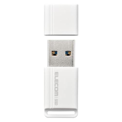 エレコム SSD 外付け 1TB USB3.2 (Gen1) 小型USBメモリ型 ホワイト ESD-...