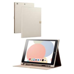 エレコム iPad 第9/8/7世代 iPad 10.2 2019年モデル フラップケース ソフトレ...