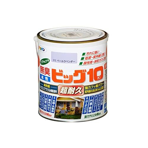 アサヒペン 塗料 ペンキ 水性ビッグ10多用途 1.6L 215ペールラベンダー 水性 多用途 半ツ...