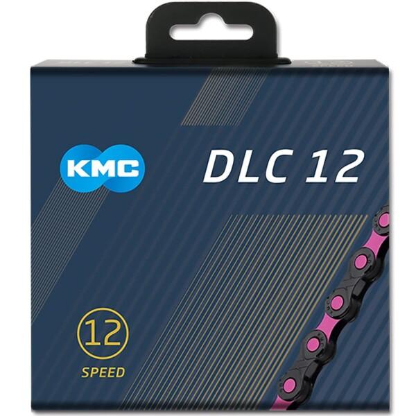 ケイエムシー(KMC) 自転車チェーン DLC12 ブラック/ピンク 126リンク 12SPEED ...