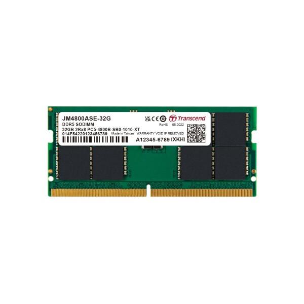 トランセンドジャパン ノートPC用メモリ PC5-38400(DDR5 4800) 32GB 1.1...