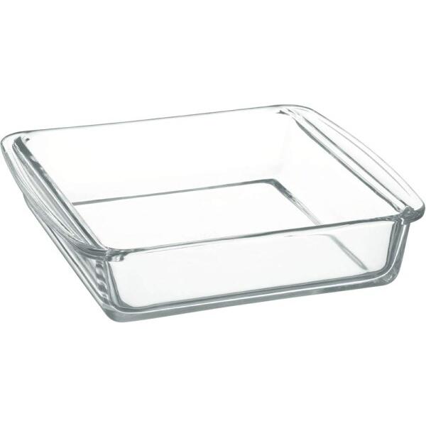 iwaki(イワキ) 耐熱ガラス ケーキ型 ケーキ焼き皿 グラタン皿 角型 25.5×21×6cm ...