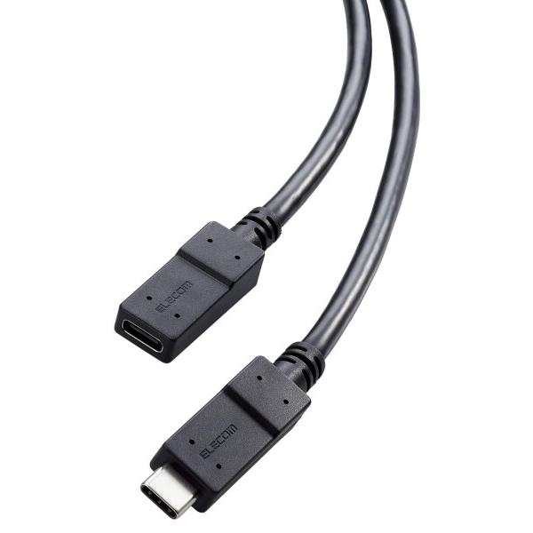 エレコム USB Type C 延長ケーブル 1m USB3.2(Gen1) 5Gbps PD 60...