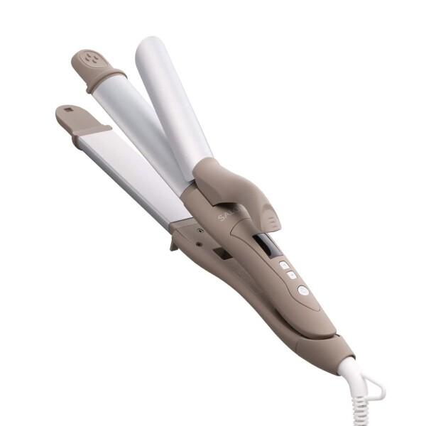 SALONIA サロニア 2WAY ストレート カール ヘアアイロンコテ 32mm SL-002A ...