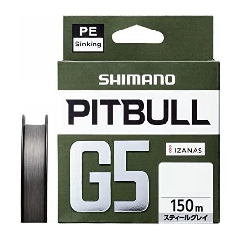 シマノ(SHIMANO) PEライン ピットブル G5 150m LD-M51U スティールグレイ ...