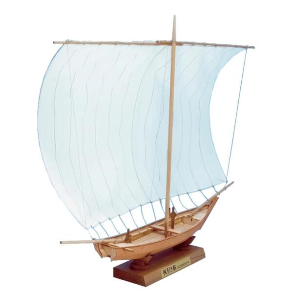 ウッディジョー ミニ和船 霞ヶ浦 帆引き船 組み立てキット 木製模型