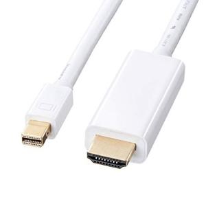 サンワサプライ ミニDisplayPort-HDMI変換ケーブル(ミニDisplayPortオス-HDMIオス) 3m ホワイト KC-MD