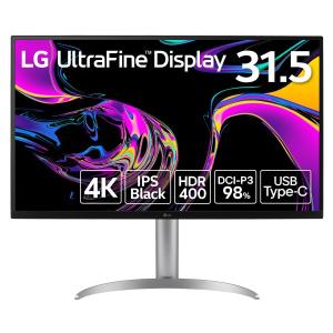 LG モニター ディスプレイ 32UQ850V-W 31.5インチ/IPS Black/4K (3840×2160)/DisplayHDR400/DCI-P3 98%/USB Type-