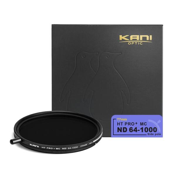 KANI 77mm 可変NDフィルター HT PRO+ MC ND64-1000 減光効果最大10絞...