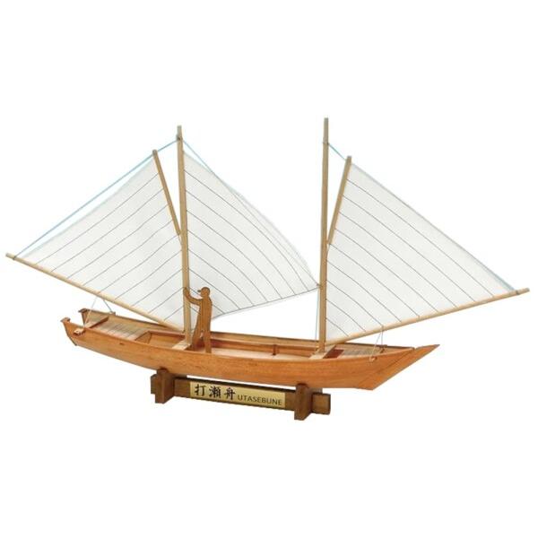 ウッディジョー ミニ和船 野付湾 打瀬舟 木製模型 組み立てキット