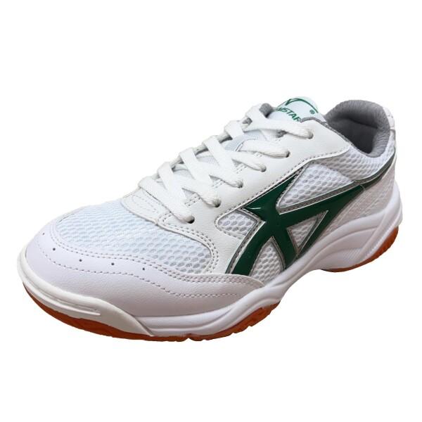 (ムーンスター) スニーカー ジムスターS400 キッズ W/グリーン 28.0 cm 2E