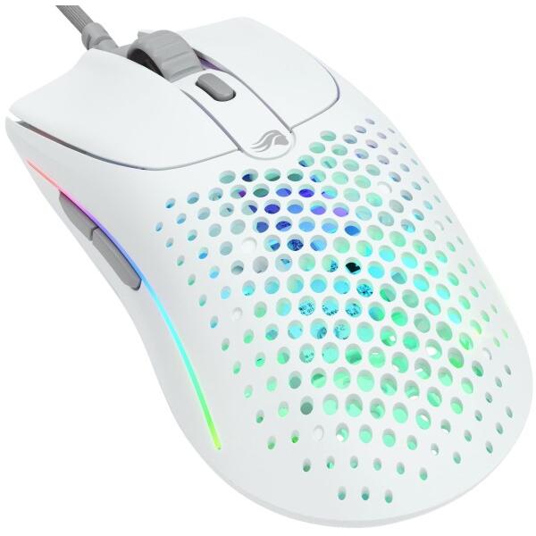 Glorious Model O 2 Wired White 超軽量 49g RGB LED搭載 有...