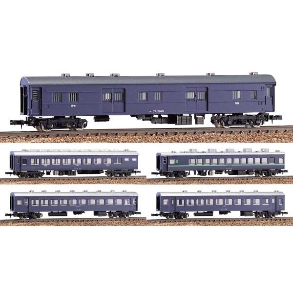 グリーンマックス Nゲージ 夜行 急行列車 5両編成セット 未塗装 キット 108 鉄道模型 客車