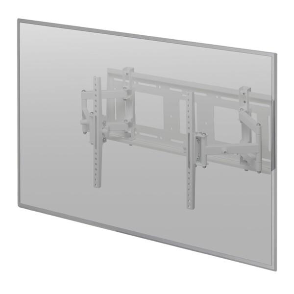 ハヤミ工産 テレビ壁掛金具 70V型まで対応 VESA規格対応 上下左右角度調節可能 ホワイト MH