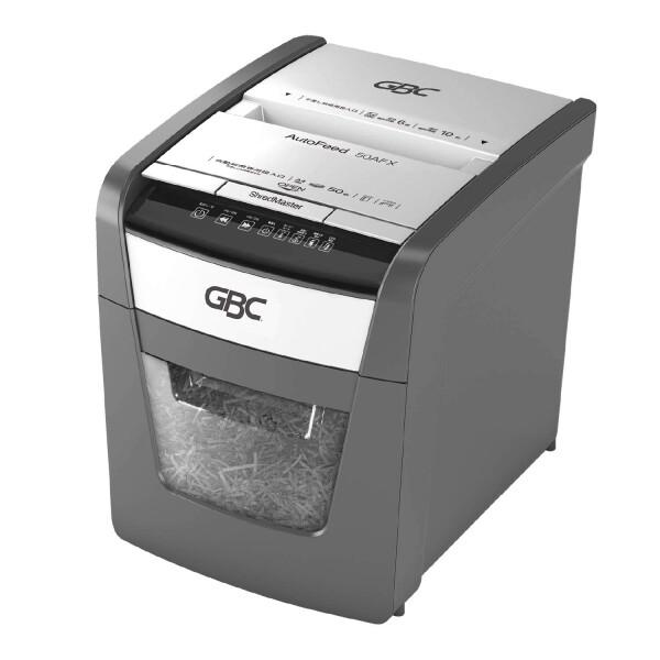 GBC シュレッダー 静音 オフィス用 業務用 家庭用 自動細断A4コピー用紙50枚 連続使用約10