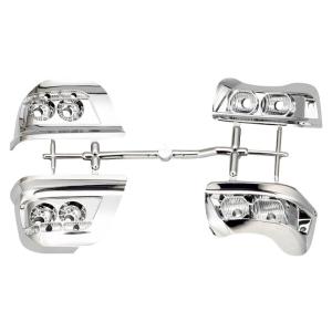 ヨコモグットイヤーレーシングゼロクラウボディセット、ライトパーツ3Dステッカー ドリフトカー用グッドイヤーレーシング ゼロクラウン ボディセット