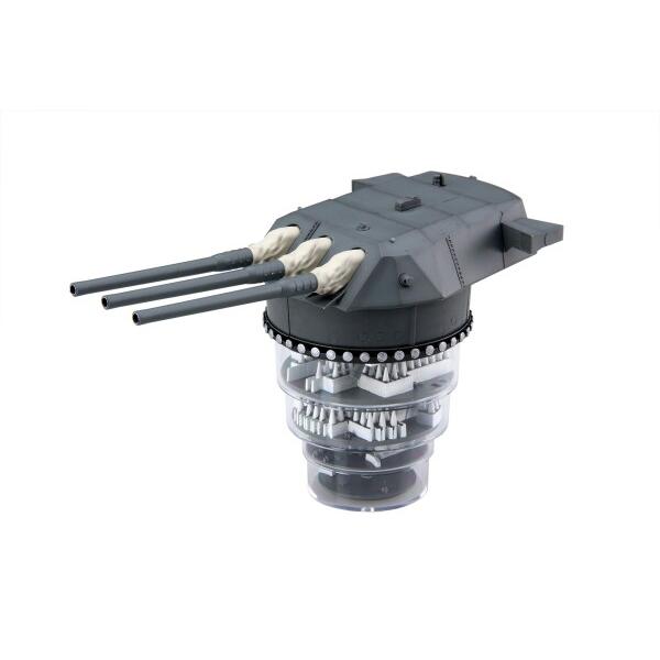 フジミ模型 1/200 集める装備品シリーズ No.1 戦艦大和 九四式46センチ3連装主砲塔 色分...