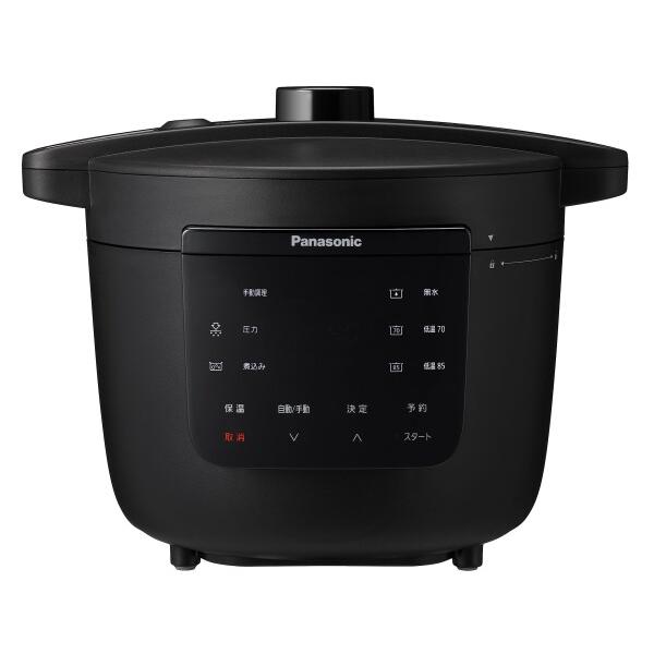 パナソニック 電気圧力鍋 3.9L 最大6人分 圧力/低温/無水/煮込/自動調理 レシピブック付 温