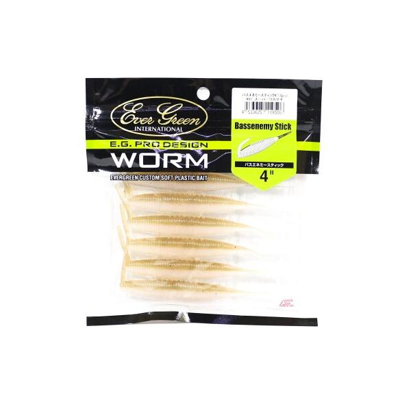 エバーグリーン(EVERGREEN) ワーム バスエネミースティック 4インチ #97 スーパーワカ...