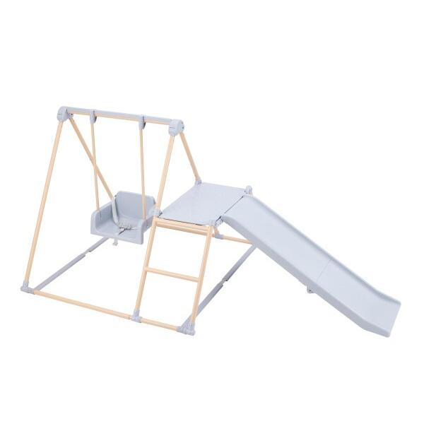 野中製作所(NONAKA WORLD) ジャングルジム おりたたみロングスロープキッズパークF ベー...