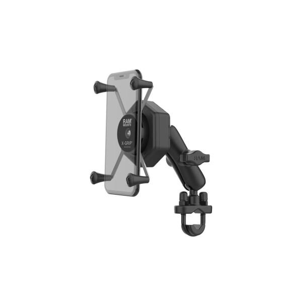 ラムマウント(Ram Mounts) 防振Xグリップ(M)＆U字クランプベースセット(標準アーム) ...