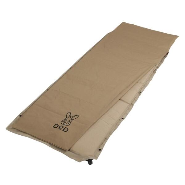 DOD(ディーオーディー) ソトネノサソイS 丸洗いシーツ付き 厚み4.5cmエアマット シングルサ