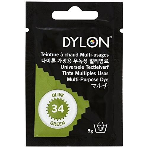 DYLON 衣類・繊維用 染料 ダイロン マルチ 5g col. 34 オリーブグリーン DYNMP