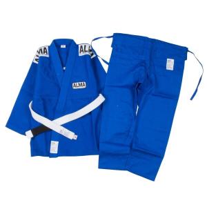 ALMA(アルマ) 海外製柔術着 (白帯付) JU2-M0-BU 青 M0
