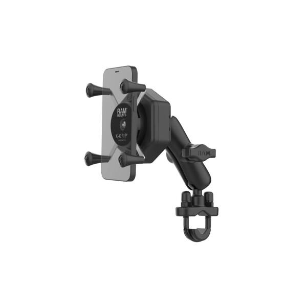 ラムマウント(Ram Mounts) 防振Xグリップ(S)＆U字クランプベースセット(標準アーム) ...