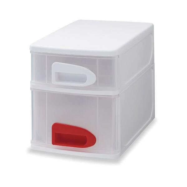 イセトウ(Isetou) 薬箱 おくすりケースMINING102 ホワイト 幅15.6×奥行22.1...