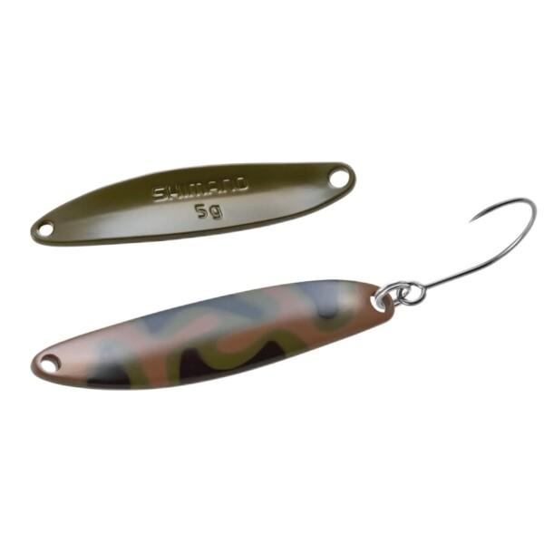 シマノ(SHIMANO) トラウト スプーン カーディフ スリムスイマー カモエディション 5g T...