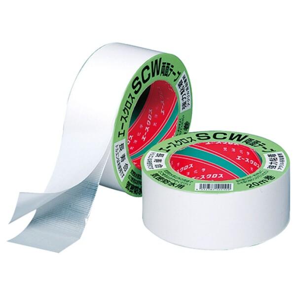 光洋化学 気密防水テープ エースクロス アクリル系強力粘着 両面テープ 剥離紙付 SCW ク